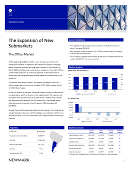 Download Buenos Aires Office Market Report 1Q21