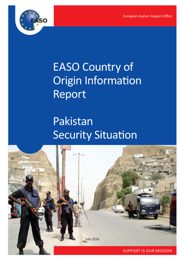 EASO Country of Origin Information Report Pakistan Security Situation