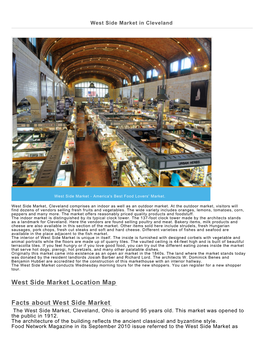 West Side Market in Cleveland