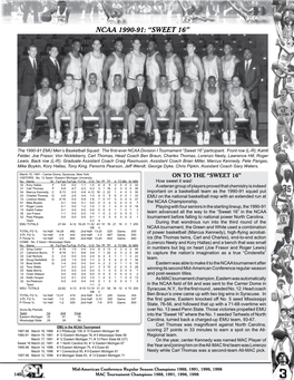 Ncaa 1990-91: “Sweet 16”