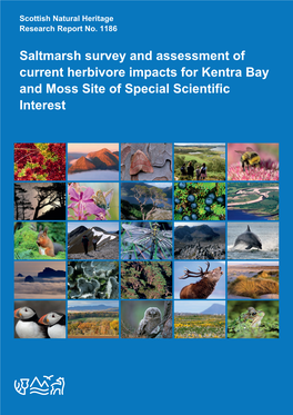 Saltmarsh Survey and Assessment of Current Herbivore Impacts for Kentra Bay and Moss Site of Special Scientific Interest