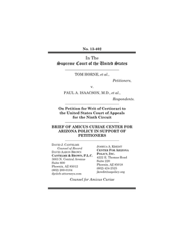 Amicus Briefs, and CAP Provided Timely and Adequate Notice of Its Intention to File an Amicus Brief