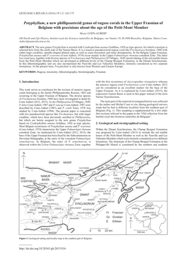 ULG GEOLOGICA VOL 19-1-2 Coen-Aubert P1-11.Indd