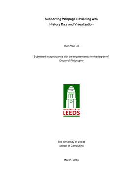 Leeds Thesis Template