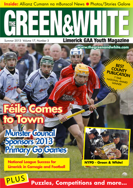 Féile Comes to Town Munster Council Sponsors 2013 Primary Go Games