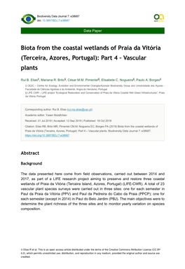 Vascular Plants