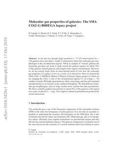 Molecular Gas Properties of Galaxies: the SMA CO(2-1) B0DEGA Legacy Project 3 Interaction