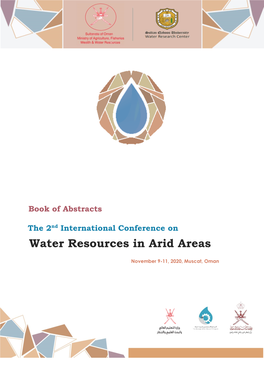 Water Resources in Arid Areas