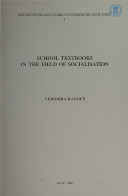 School Textbooks in the Field of Socialisation