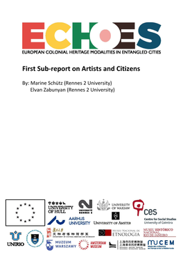 First Sub-Report on Artists and Citizens