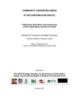 The Circumpolar Arctic