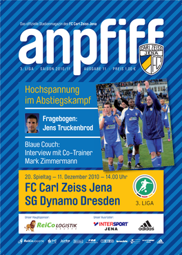 FC Carl Zeiss Jena SG Dynamo Dresden