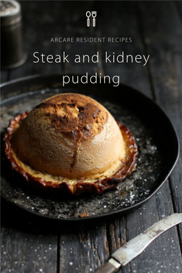 Steak and Kidney Pudding Recipe