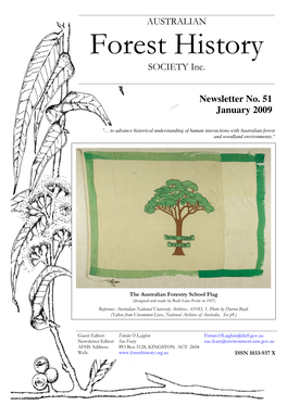 AFHS Newsletter No. 51 January 2009