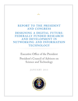 Executive Office of the President President's Council of Advisors On