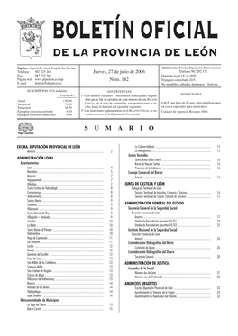 De La Provincia De León