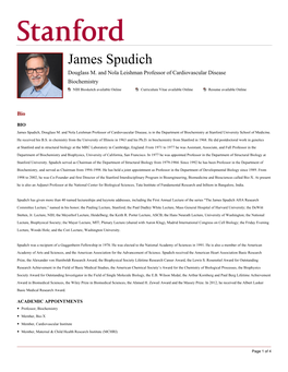 James Spudich Douglass M