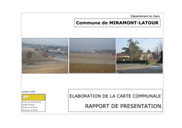 Commune De MIRAMONT-LATOUR