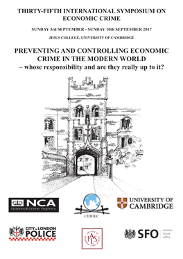 Preventing and Controlling Economic Crime in The