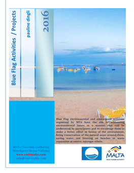 Blue Flag Activities Report