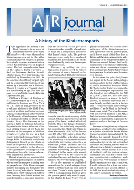 A History of the Kindertransports