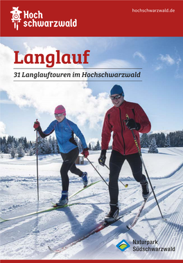 Langlauf 31 Langlauftouren Im Hochschwarzwald