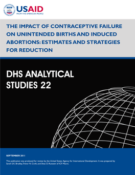 The Impact of Contraceptive Faillure on Unintended Births and Induced