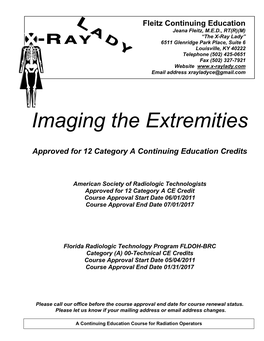 Imaging the Extremities