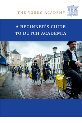 A Beginner's Guide to Dutch Academia