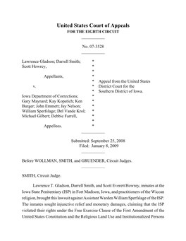 N:\Docs\E-DOS\2009-01-08\07-3528 Gladson V Iowa Opn.Wpd