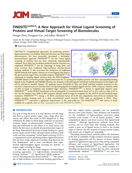 A New Approach for Virtual Ligand Screening of Proteins and Virtual