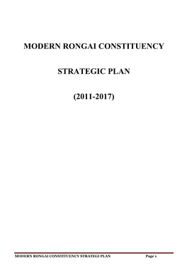 Modern Rongai Constituency