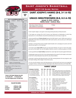 Saint Joseph's Basketball 17