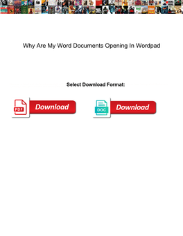 Why Are My Word Documents Opening in Wordpad