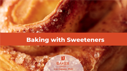 Baking with Sweeteners