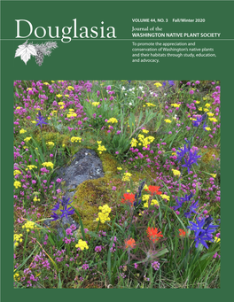 Journal of the Washington Native Plant Society About This Issue WNPS Arthur R