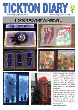 Tickton Advent Windows