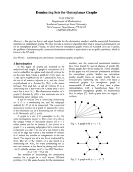 Dominating Sets for Outerplanar Graphs