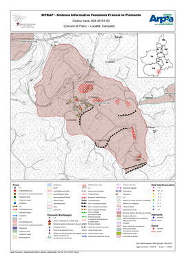 SIFRAP - Sistema Informativo Fenomeni Franosi in Piemonte