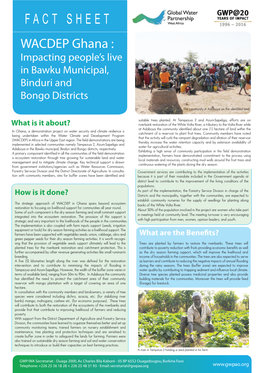 Fact Sheet on Demonstration Project in Ghana