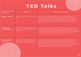 TED Talks TED Talks