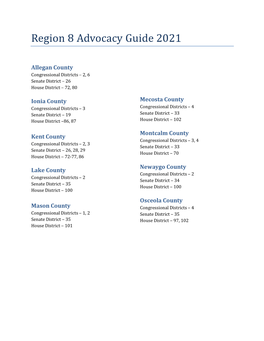 Region 8 Advocacy Guide 2021