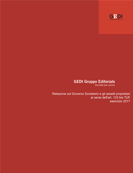 GEDI Gruppo Editoriale