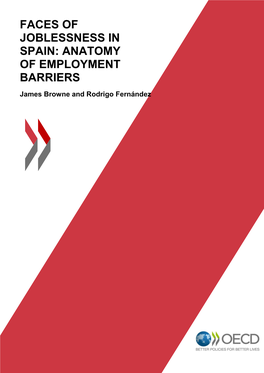 Faces of Joblessness in Spain: Anatomy of Employment Barriers