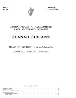 Seanad E´Ireann