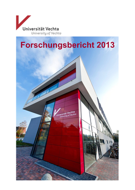 Forschungsbericht 2013