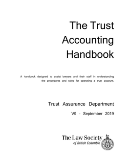The Trust Accounting Handbook