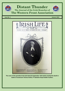 Distant Thunder the Journal of the Irish Branches Of