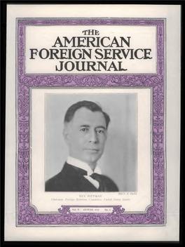 The Foreign Service Journal, August 1933