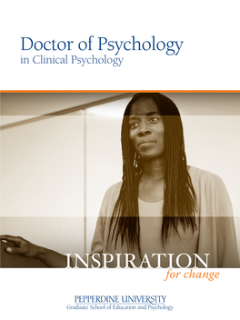 Doctor of Psychology in Clinical Psychology